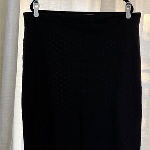 Ann Taylor Black Polka Dot Skirt